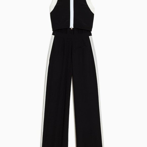 Rag and Bone Tallulah silk Jumpsuit EUC Sz 10. - Picture 3 of 5